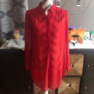 Frenchi Red blouse